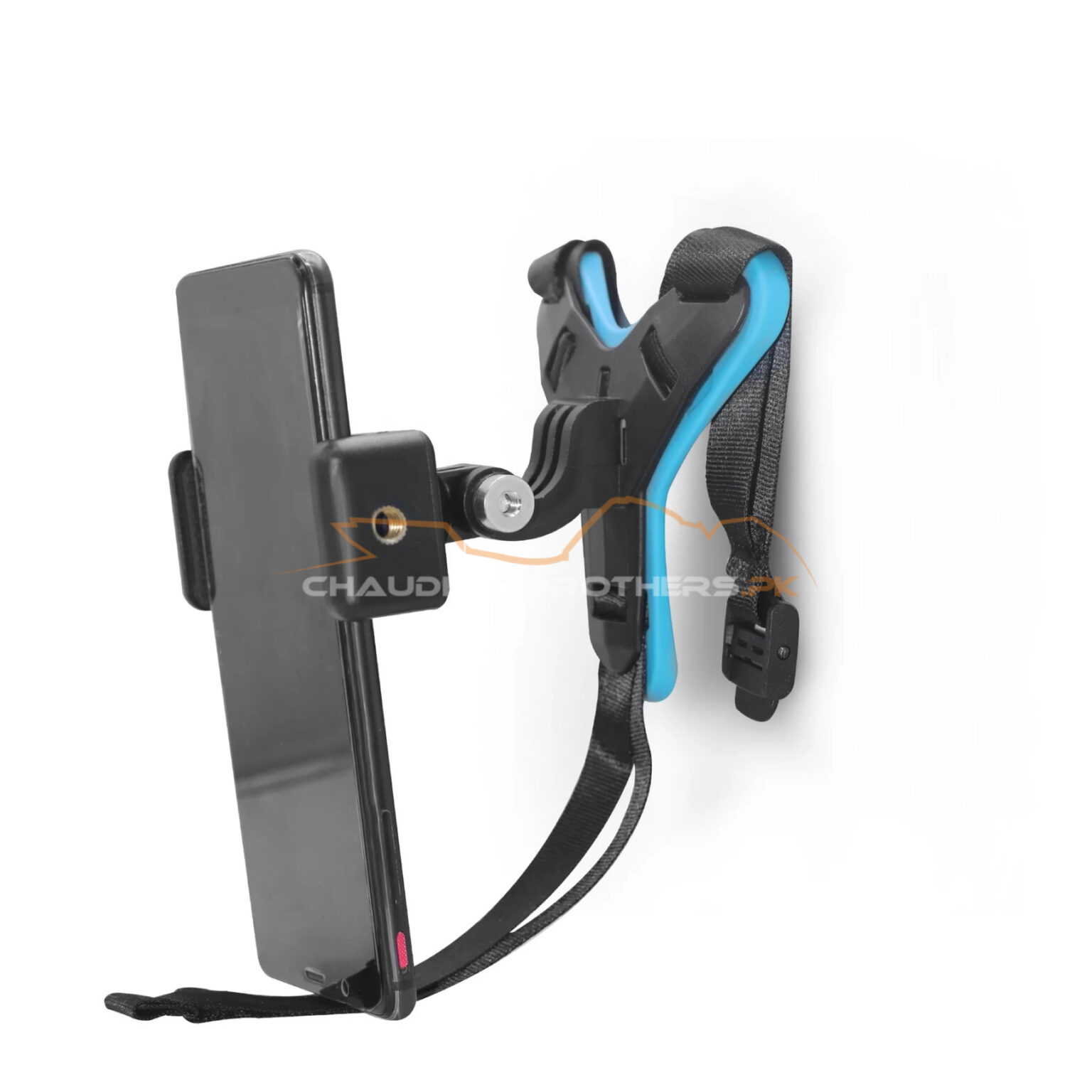 HELMET CHIN MOUNT STRAP HOLDER FOR MOBILE & ACTION CAM