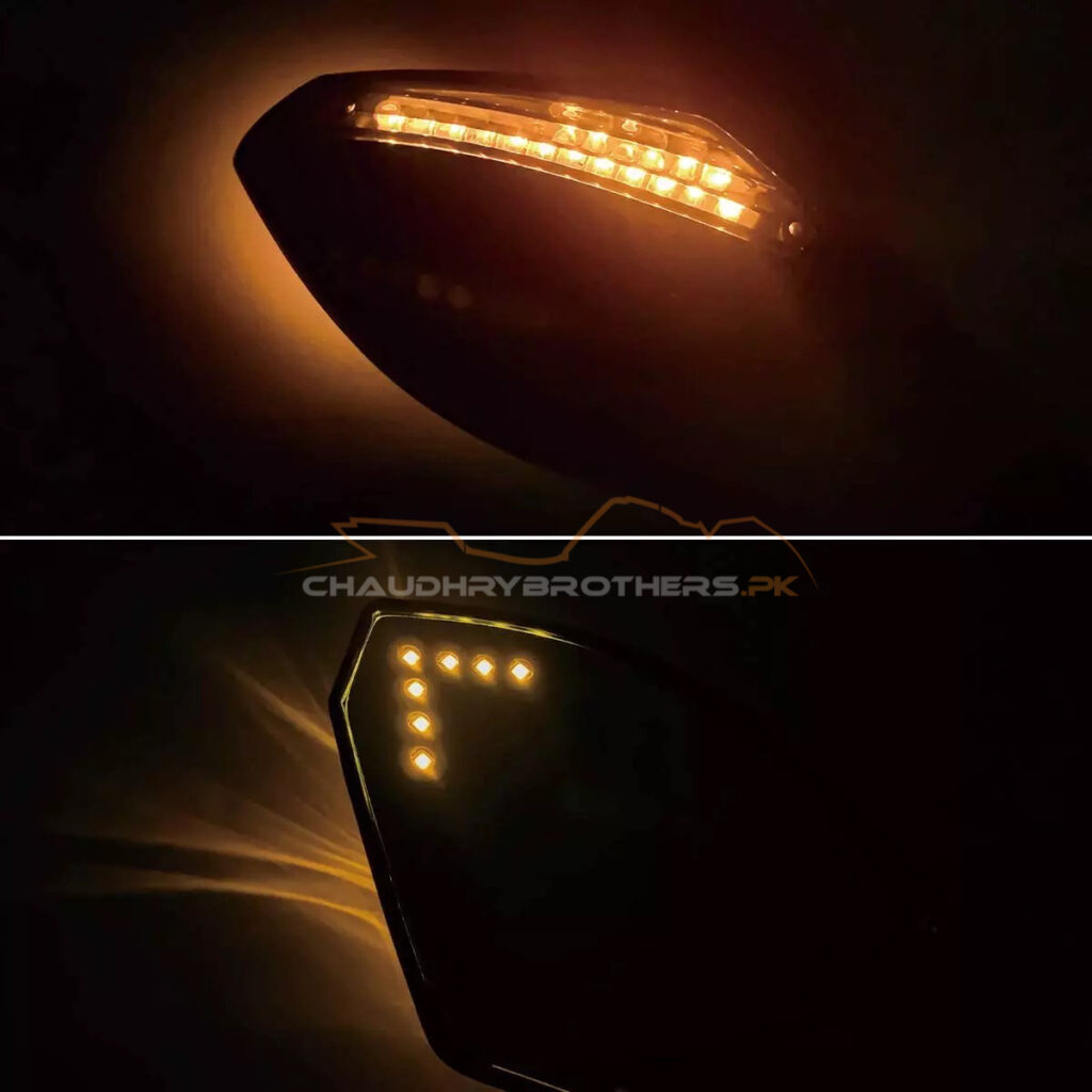 LED SIDE VIEW MIRRORS (SM18) chaudhrybrothers.pk