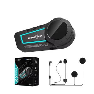 FREEDCONN KY-V2 HELMET BLUETOOTH INTERCOM DEVICE FOR 2 RIDERS