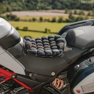 MOTORCYCLE AIR SEAT CUSHION WITH AIR PUMP FOR LONG TOURING RIDES