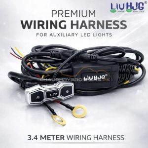 HJG 3 PIN PREMIUM HARNESS WIRING KIT-2 COLORS-3 WIRE-FLASHING MODE & BRIGHTNESS ADJUSTMENT (HW-2)