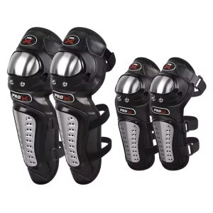 PROBIKER OR PRO-X KNEE ELBOW GUARDS (STAINLESS  STEEL)