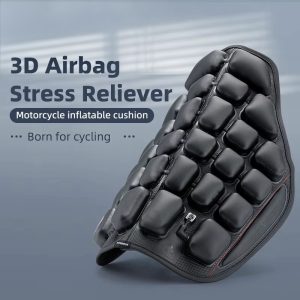 3D MOTORCYCLE AIR BAG CUSHION-PRESS TO INFLATE-FOR LONG RIDES
