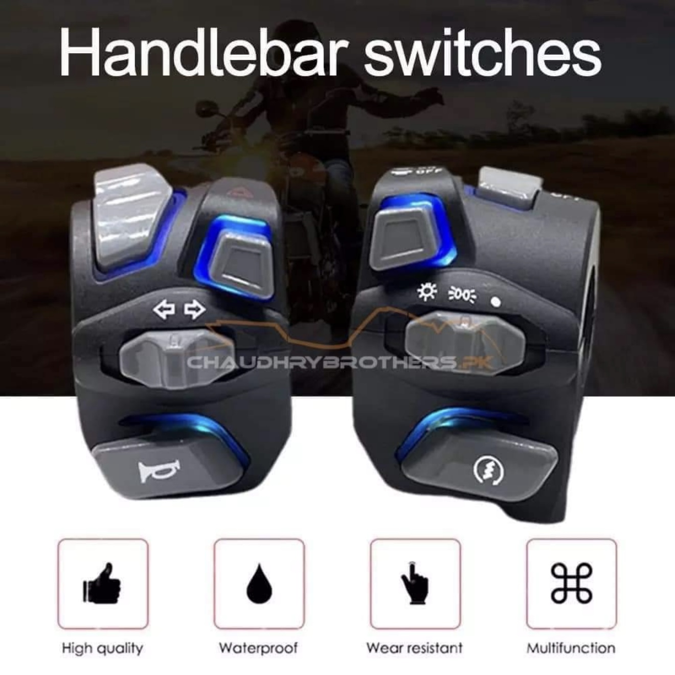 LED BASED HANDLE SWITCH ASSEMBLY WITH HAZARD BUTTON - Image 5