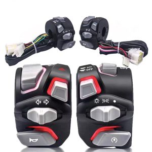 LED BASED HANDLE SWITCH ASSEMBLY WITH HAZARD BUTTON