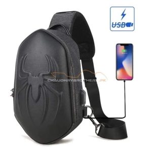 3D SPIDER DESIGN SHOULDER CROSS RIDING BAG (CHEST BAG)