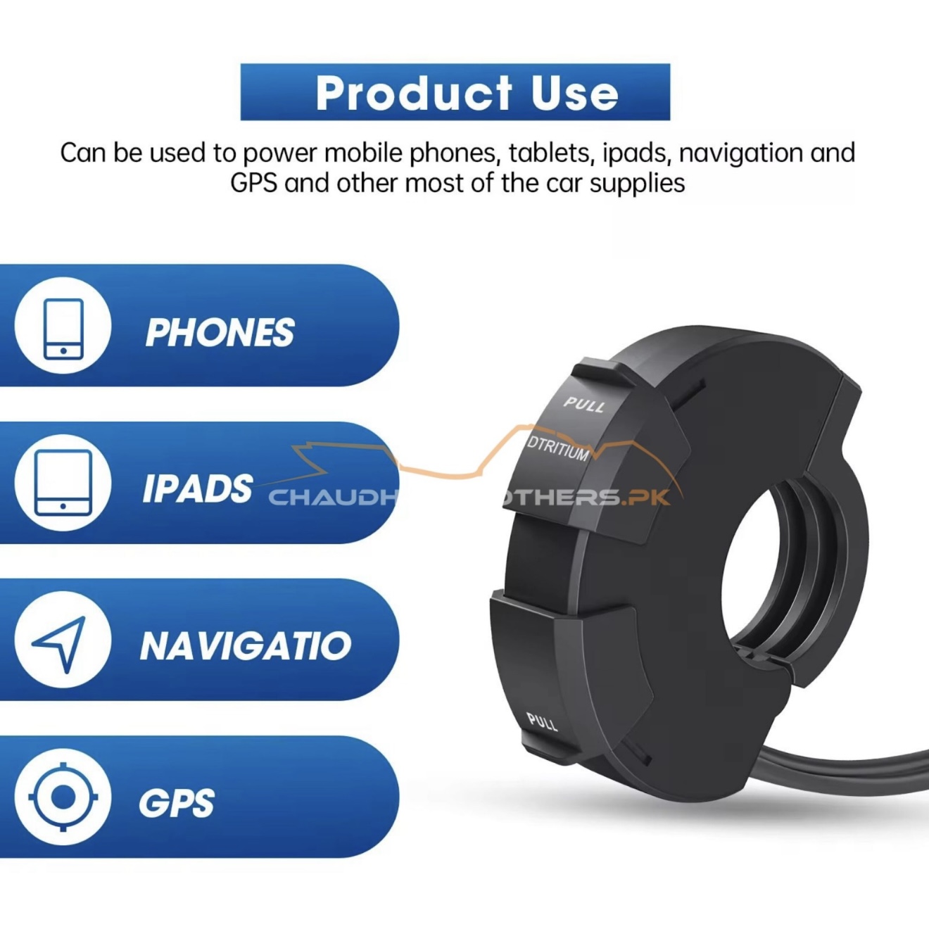 3.0 FAST CHARGER-C TYPE & USB WATERPROOF SOCKET - Image 3