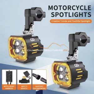 4 LED AUXILIARY LIGHTS-MOTOLED-FOG SPOT LIGHTS-120WATTS (EL-22)