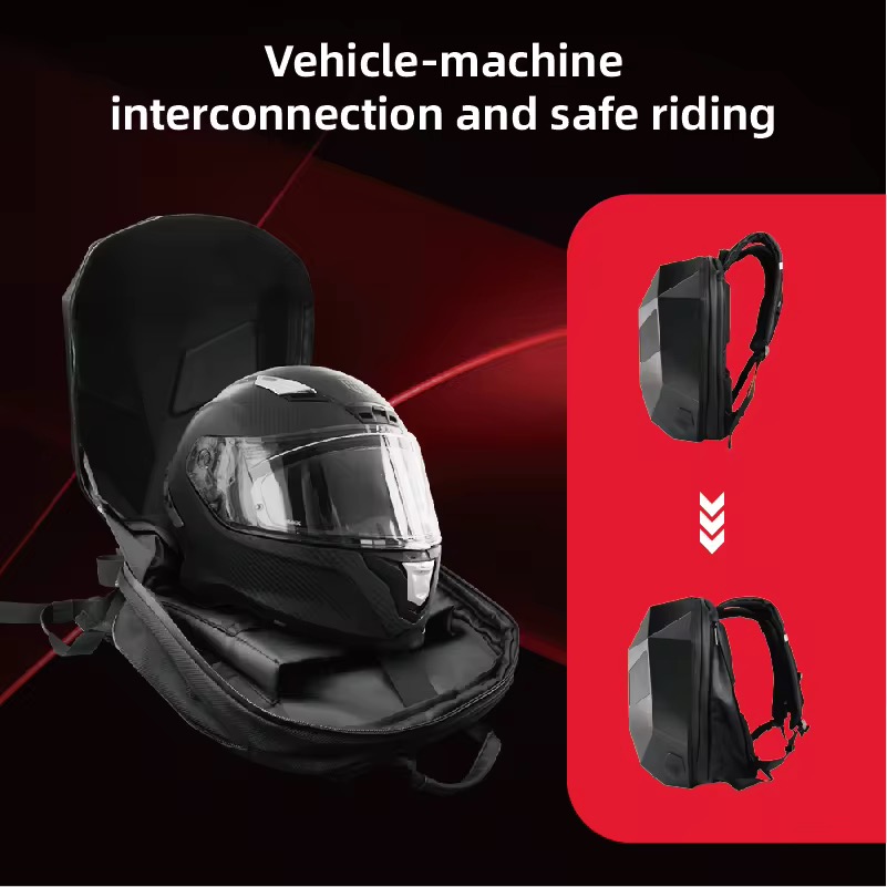 LED EYE ANIMATION RIDING BAG WITH SPEAKERS (BACKPACK) - Image 8