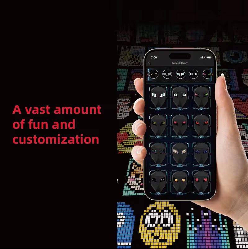 LED EYE ANIMATION RIDING BAG WITH SPEAKERS (BACKPACK) - Image 9