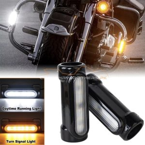 LED CRASH BAR TURN SIGNAL DRL LIGHTS (ALUMINIUM)