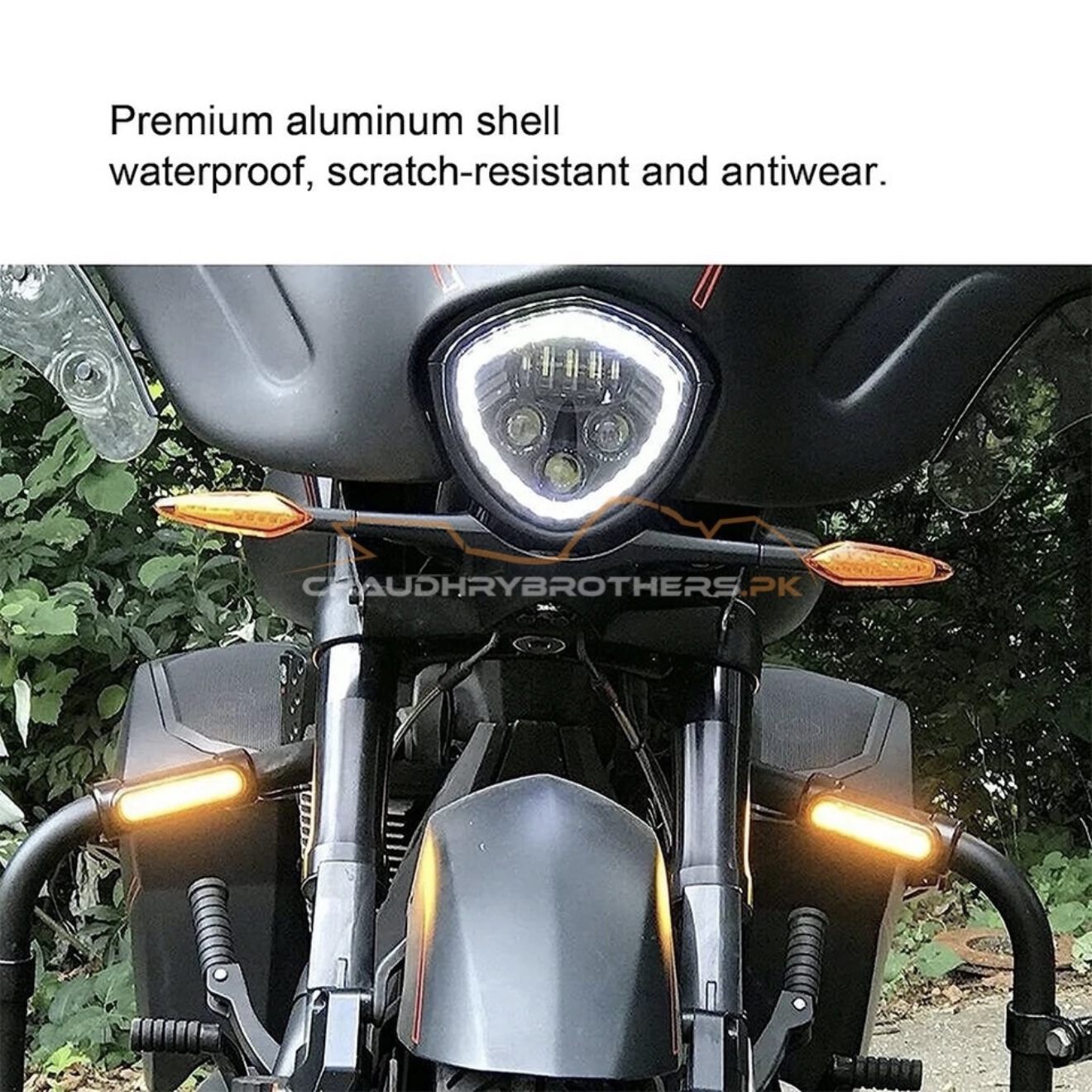 LED CRASH BAR TURN SIGNAL DRL LIGHTS (ALUMINIUM) - Image 6