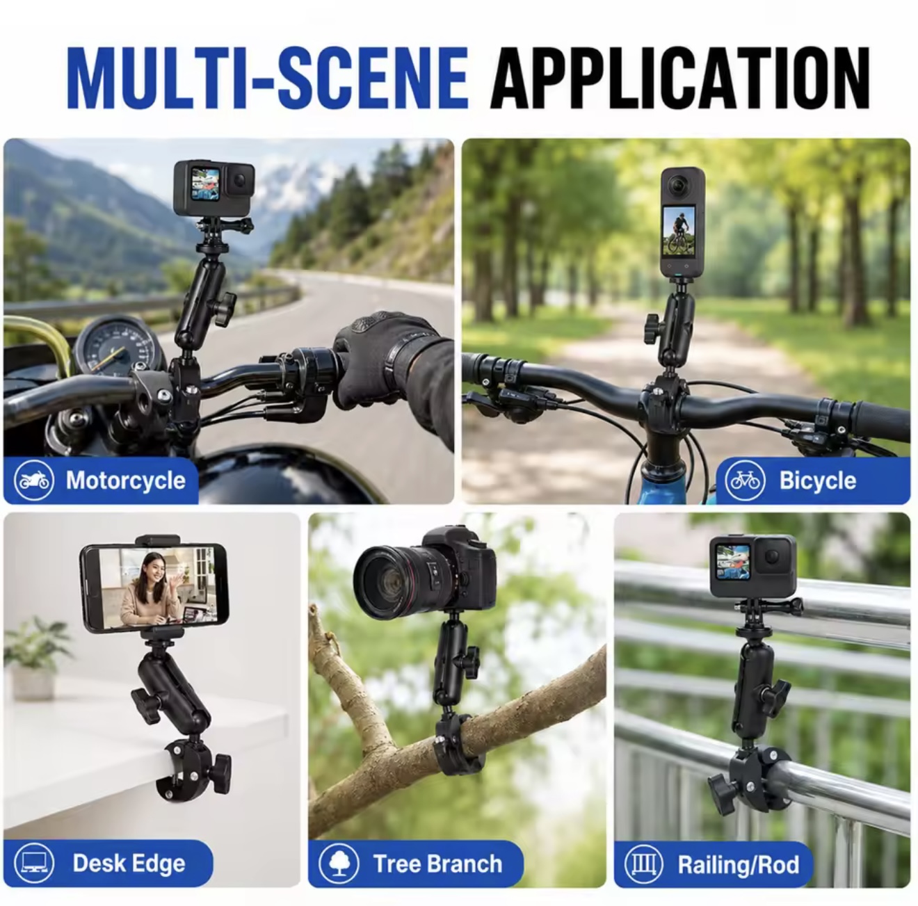 MOTORCYCLE CAMERA MOUNT FOR GOPRO & INSTA360 - Image 5